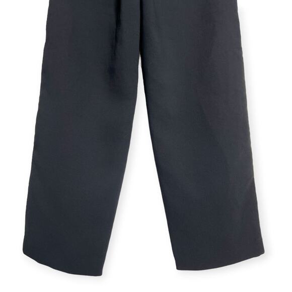 Wilfred Jallade Pant Crepe Cropped High-Waisted SIZE 00 Black Contrast Stripe - Picture 11 of 11